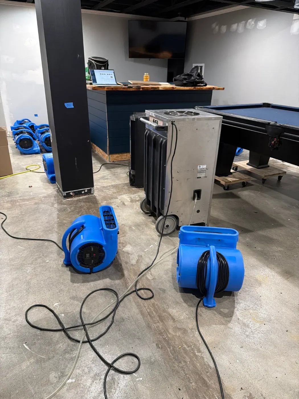 After-hours dry-out at Stonegate commercial property